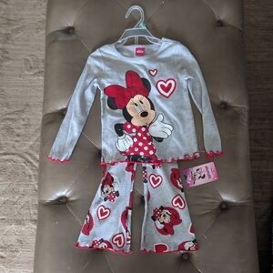 Minnie Mouse Baby Girl 2 Piece Set Size 3T